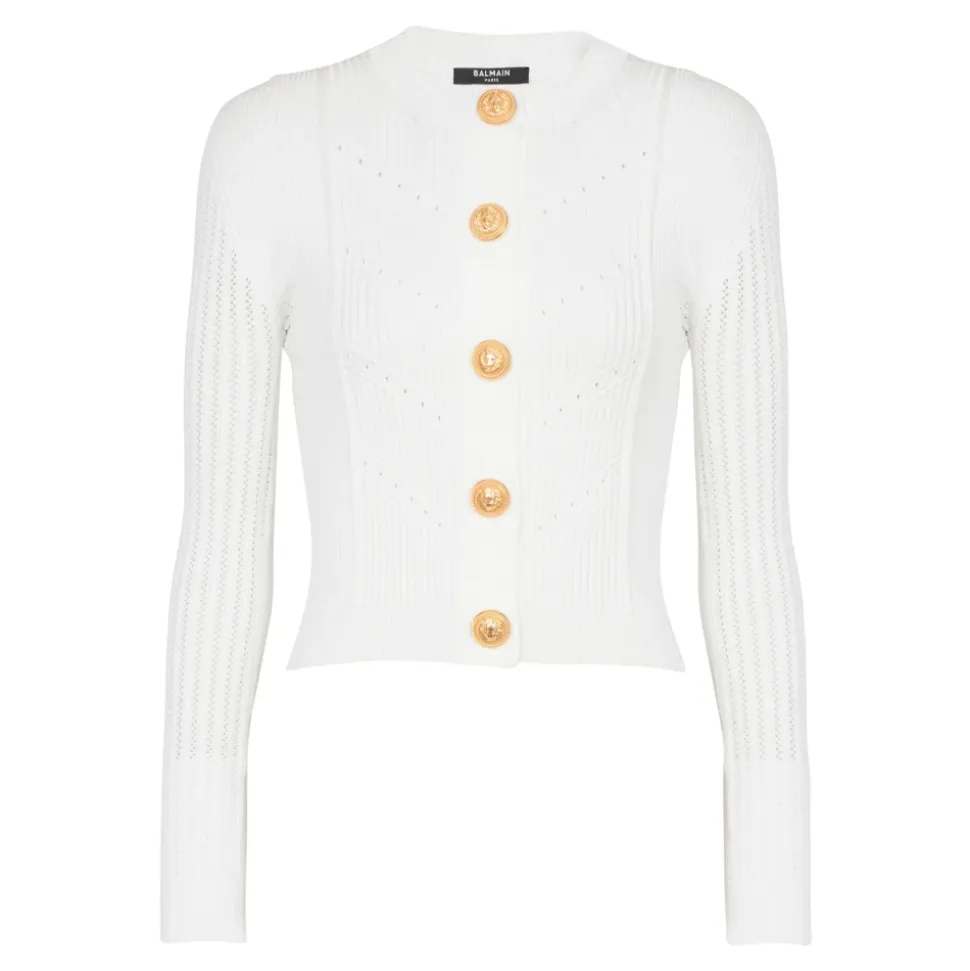 Gilet en maille cropped