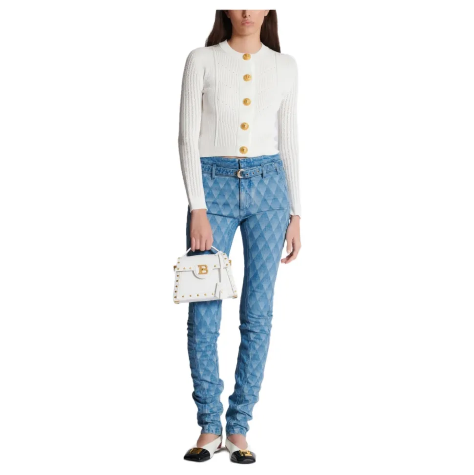 Gilet en maille cropped