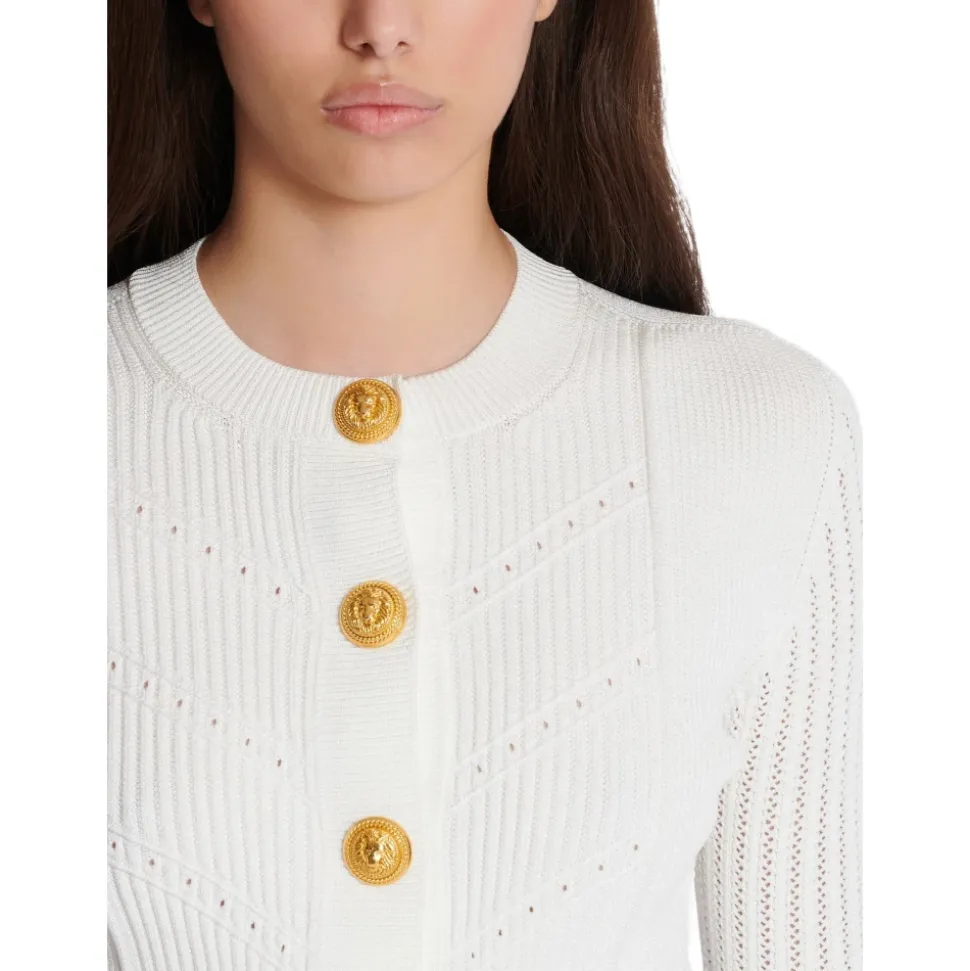 Gilet en maille cropped
