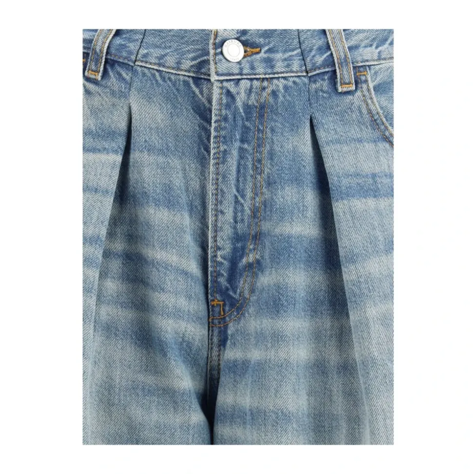 Jean Large en Coton au Design Classique