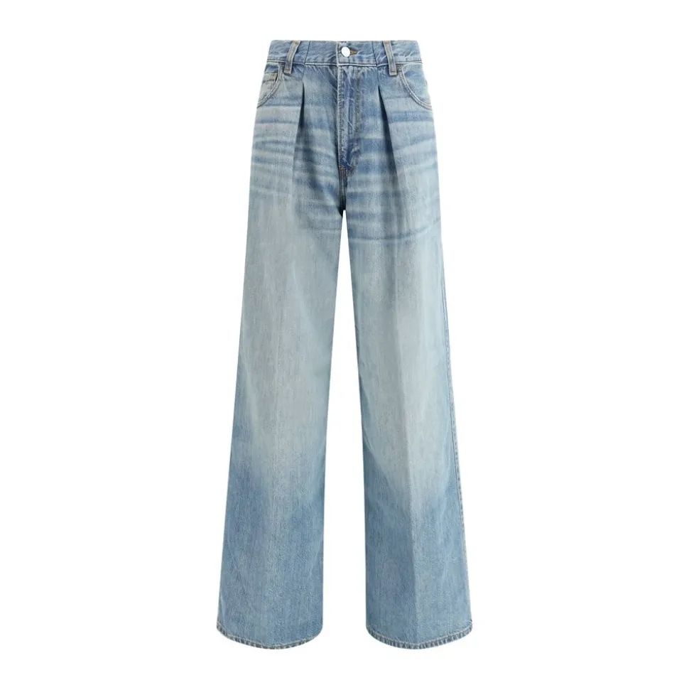 Jean Large en Coton au Design Classique