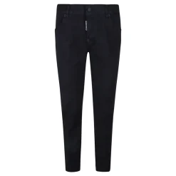 Jean Skinny Noir Court en Denim