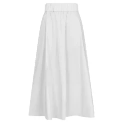 Jupe en Popeline Blanche - Style Flowy