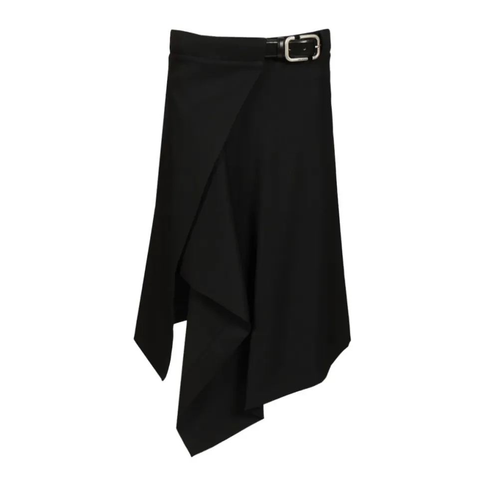 Jupe Midi en Laine