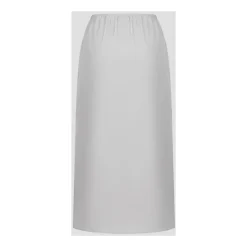 Jupe Midi à Taille Élastiquée