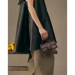 Le Bambino Sac en Cuir Marron
