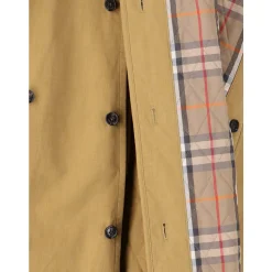 Long Trench-Coat Fitzrovia en Toile avec Doublure