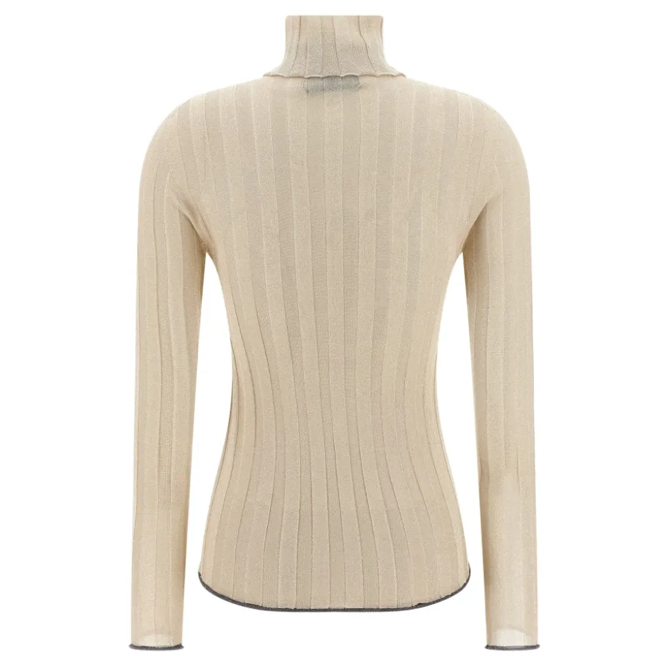 Lurex Turtleneck Sweater