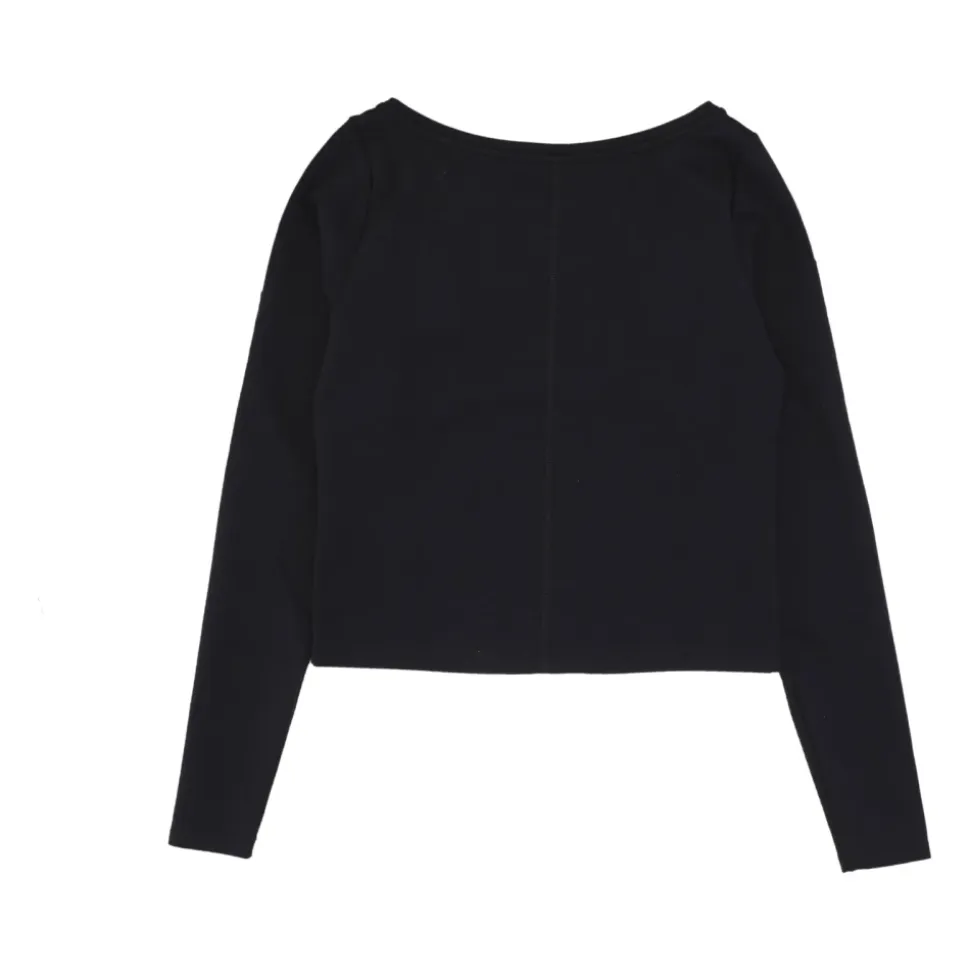 Manches Longues Air Logo Tee Noir/Blanc