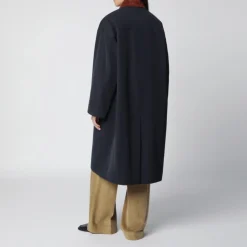 Manteau à col en daim