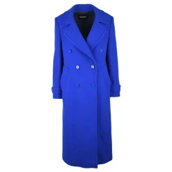 Manteau long à double boutonnage en cachemire