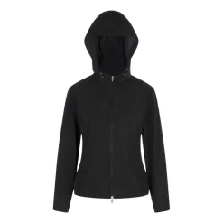 Manteaux Noirs en Polyester et Coton
