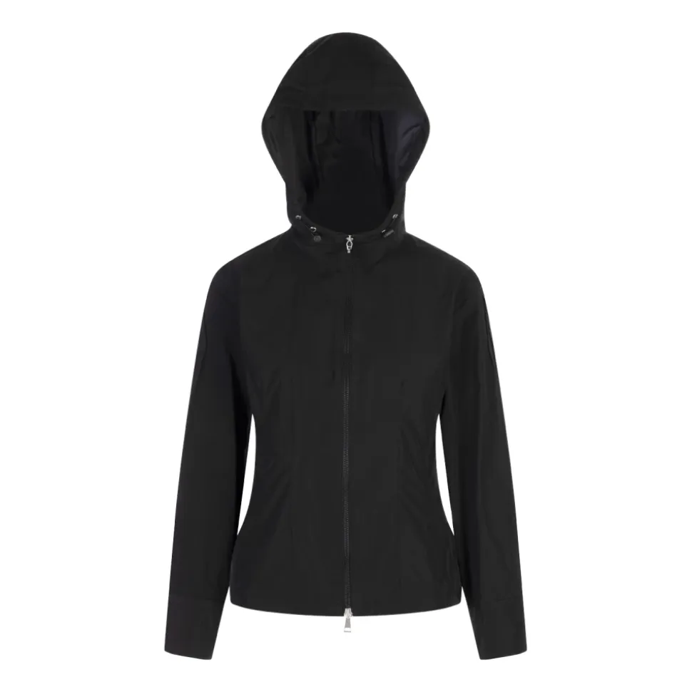 Manteaux Noirs en Polyester et Coton