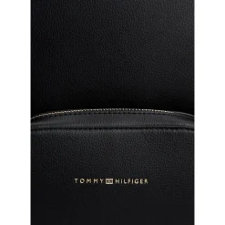 Metallic Logo Pebble Grain Backpack