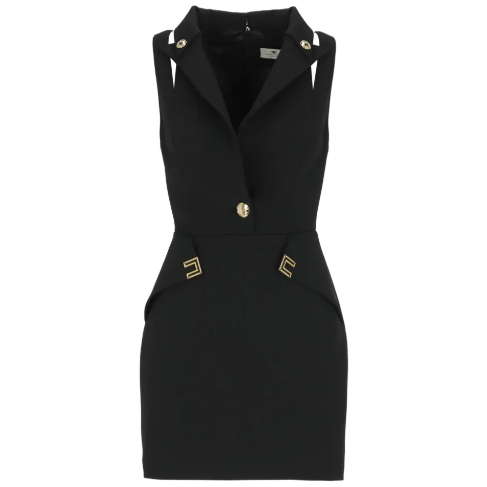 Mini-robe Double Épaisseur Stretch avec Logo
