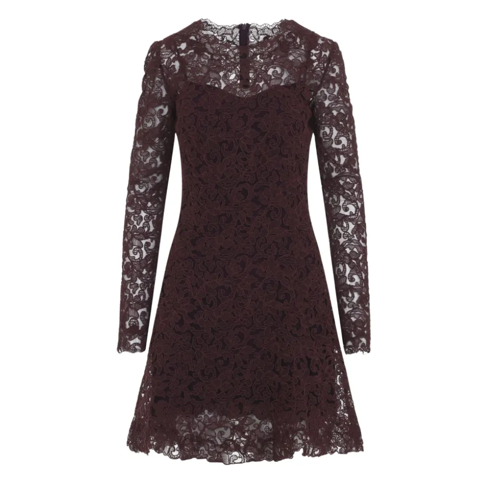 Mini-robe en dentelle