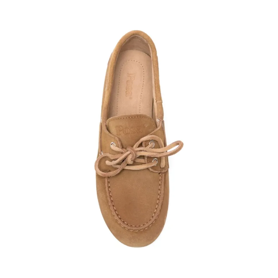 Mocassins bateau en daim brossé