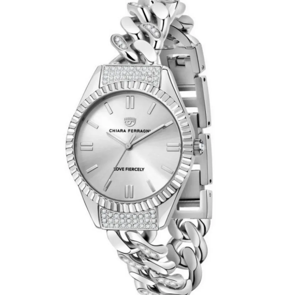 Montre Femme Acier Inoxydable Couleur Argent