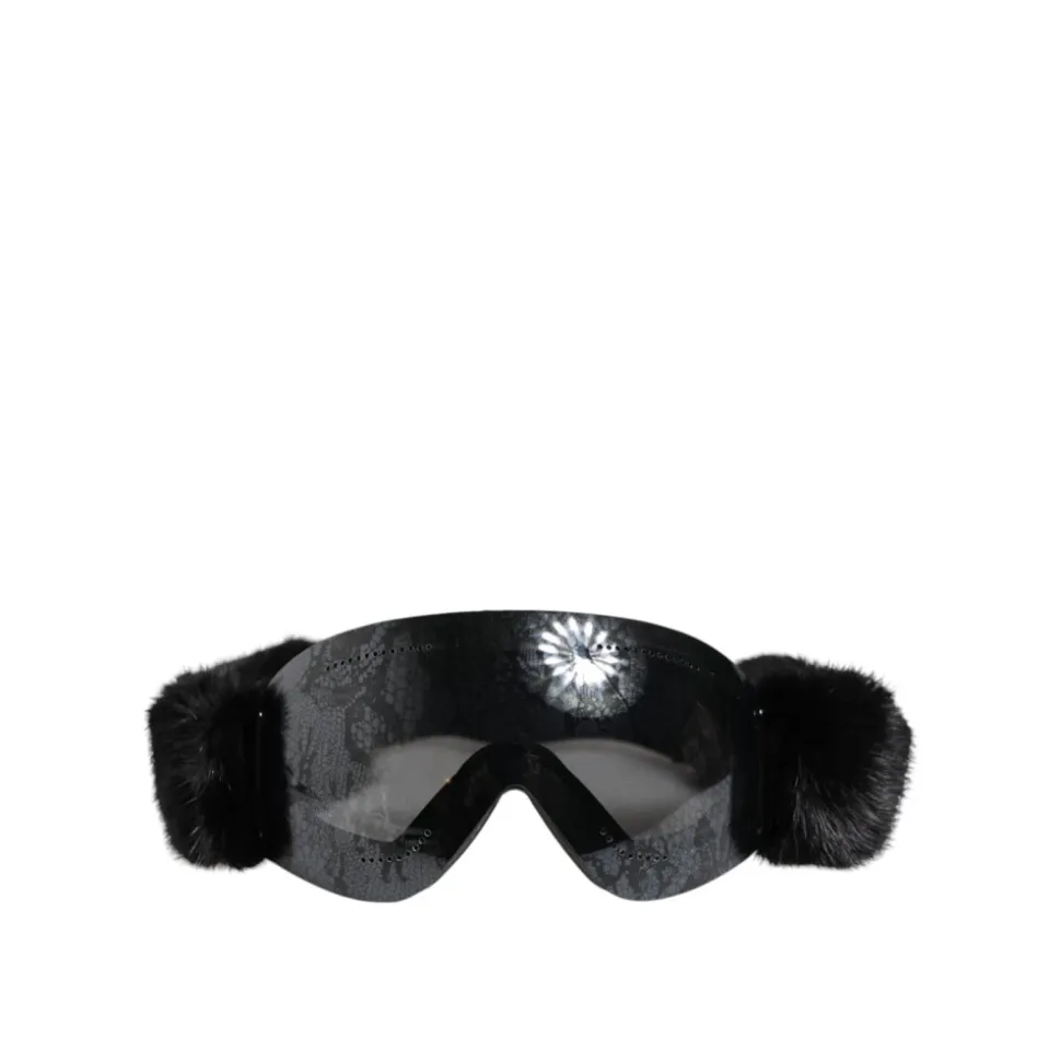 Motif Dentelle Miroir Lunettes de Ski UV
