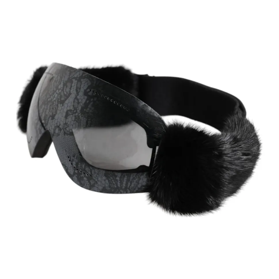 Motif Dentelle Miroir Lunettes de Ski UV