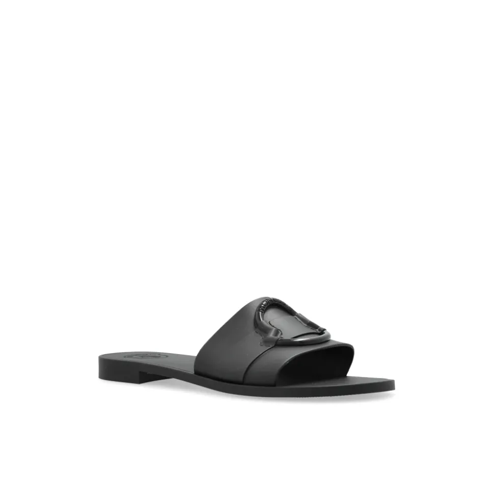 Mules avec logo
