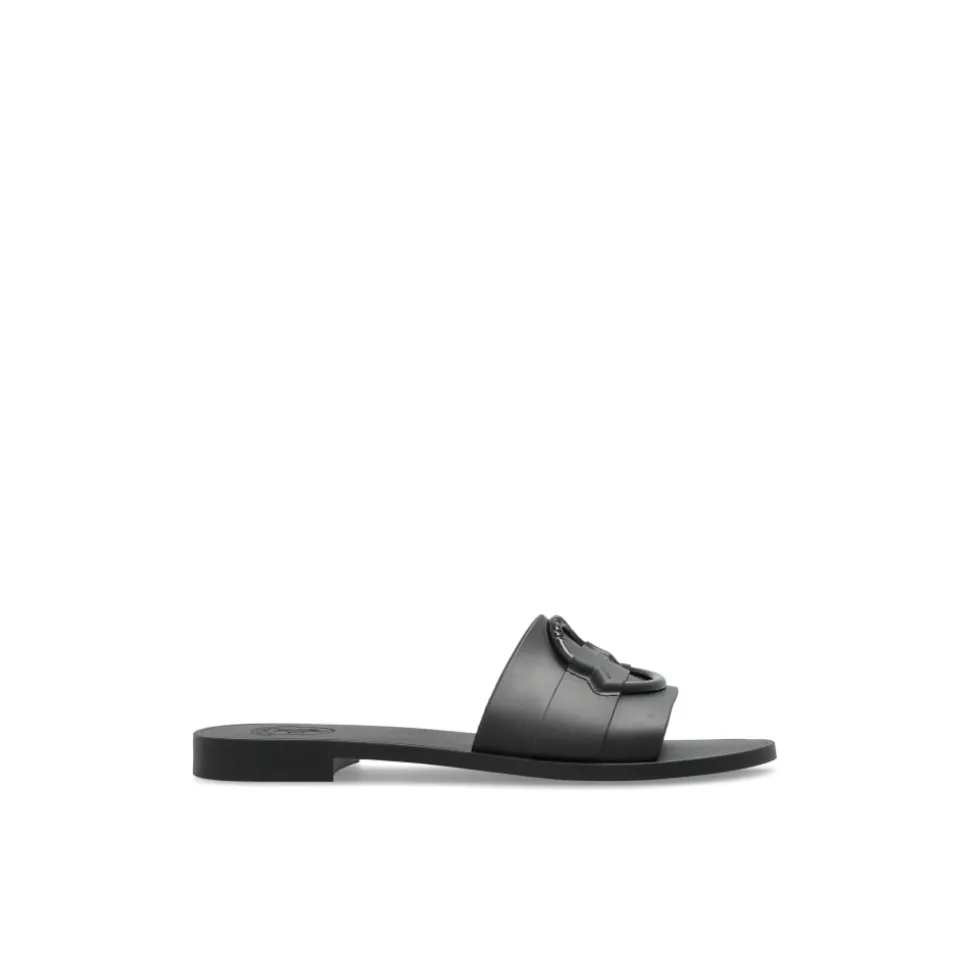Mules avec logo