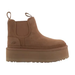 Neumel Platform Chelsea Bottes Chestnut