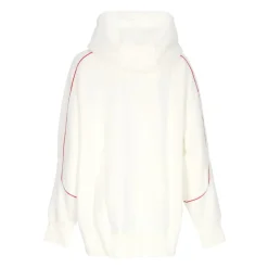 Oversize Swoosh Hoodie Rouge