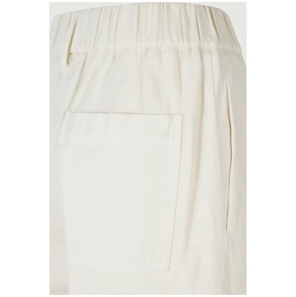 Pantalon ample en sergé de coton fluide