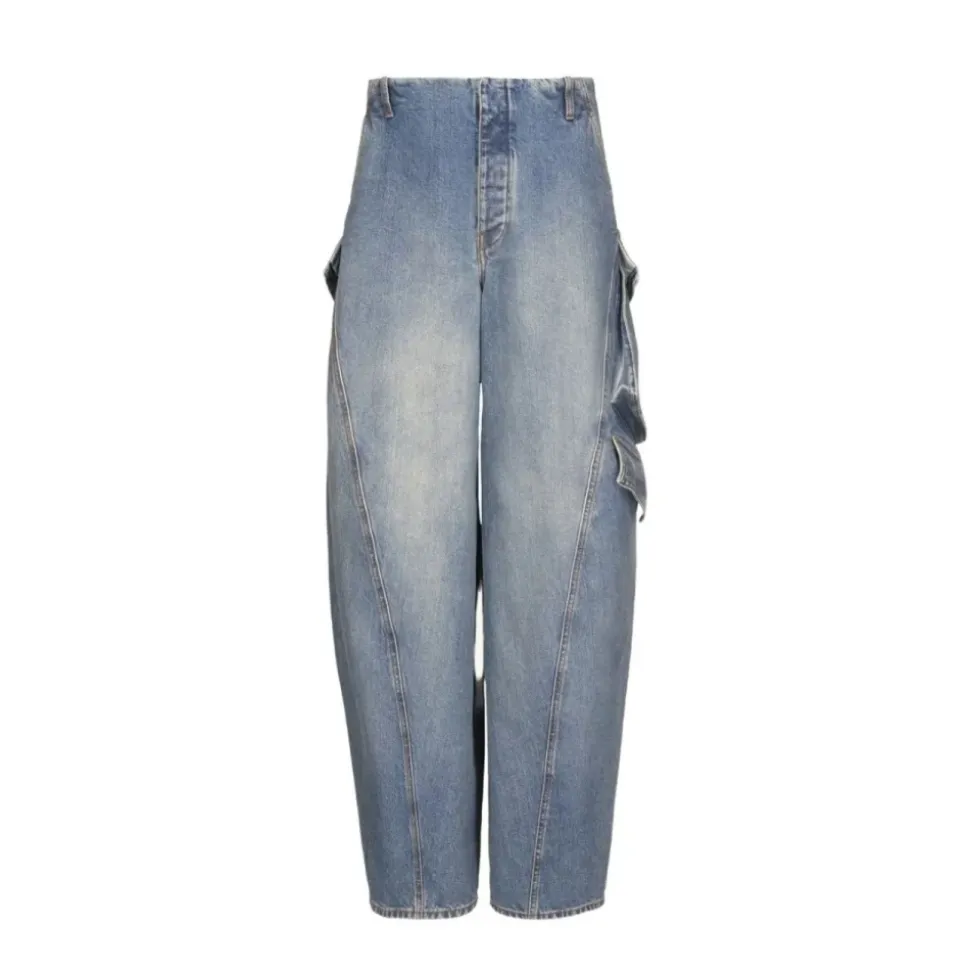 Pantalon Cargo en Denim