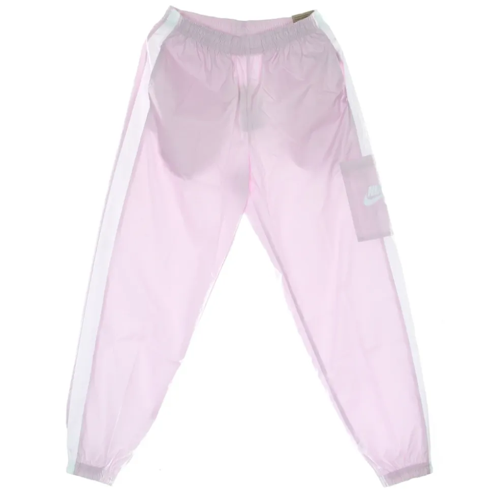 Pantalon de Survêtement Rose/Blanc Tissé