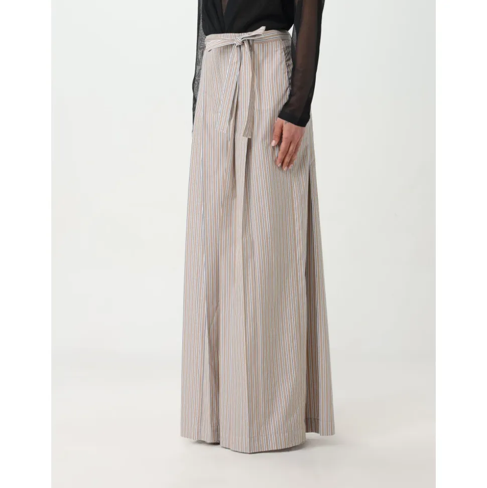Pantalone Popeline Rigato