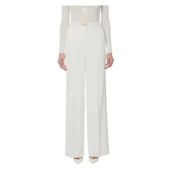 Pantalon Élégant avec Bandes en Satin