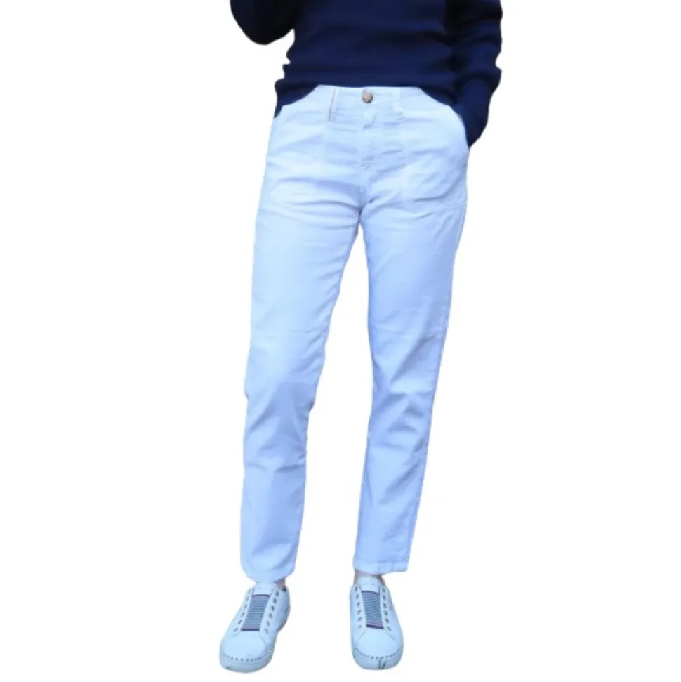 Pantalon Worker Morgane Slim Taille Haute