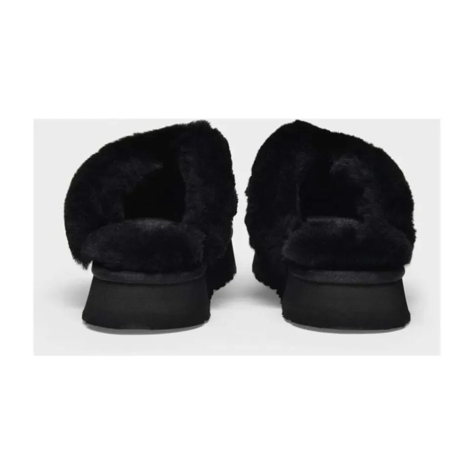 Pantoufles Disquette Black