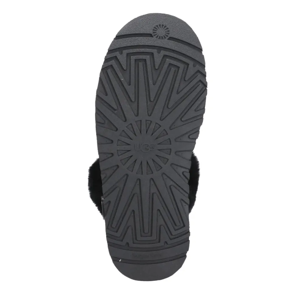 Pantoufles Disquette Black
