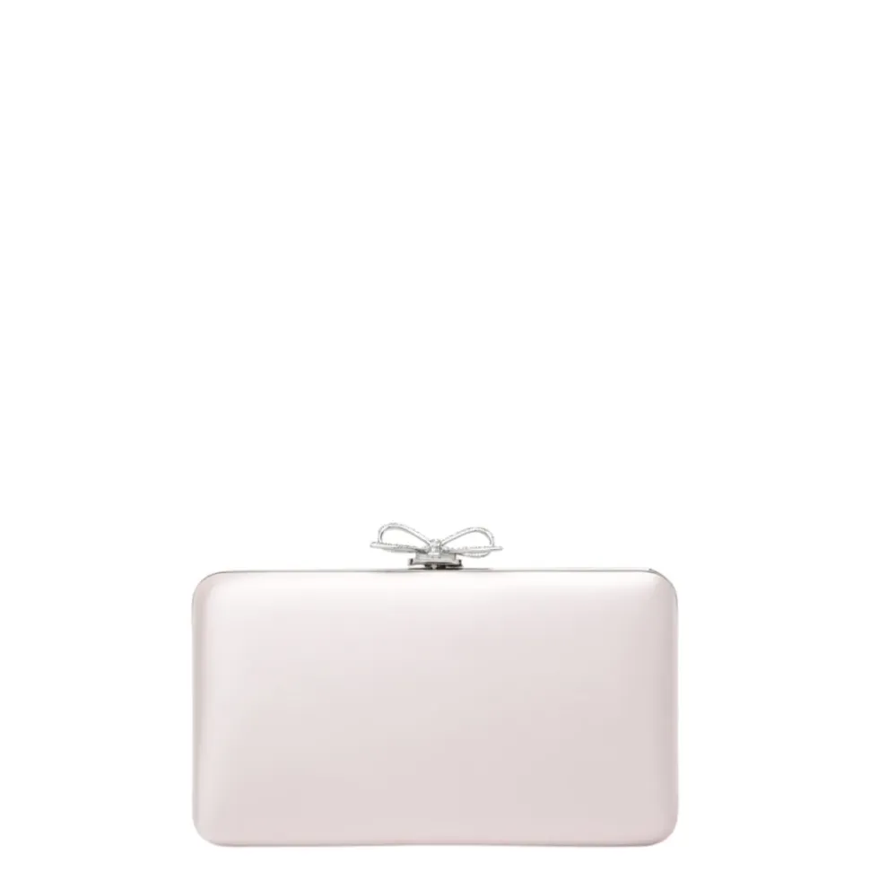 Pochette en satin avec en cristal