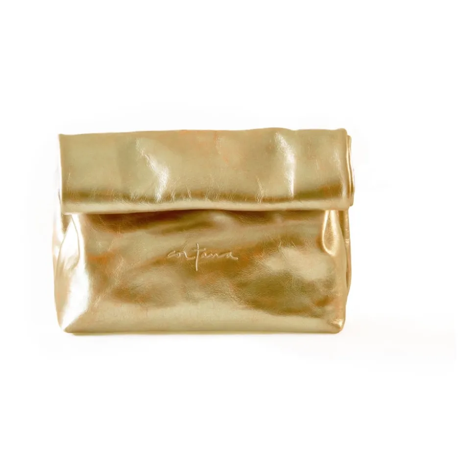 Pochette Pliable en Cuir