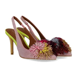 Pompe Slingback à Pompon