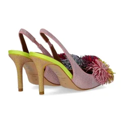 Pompe Slingback à Pompon