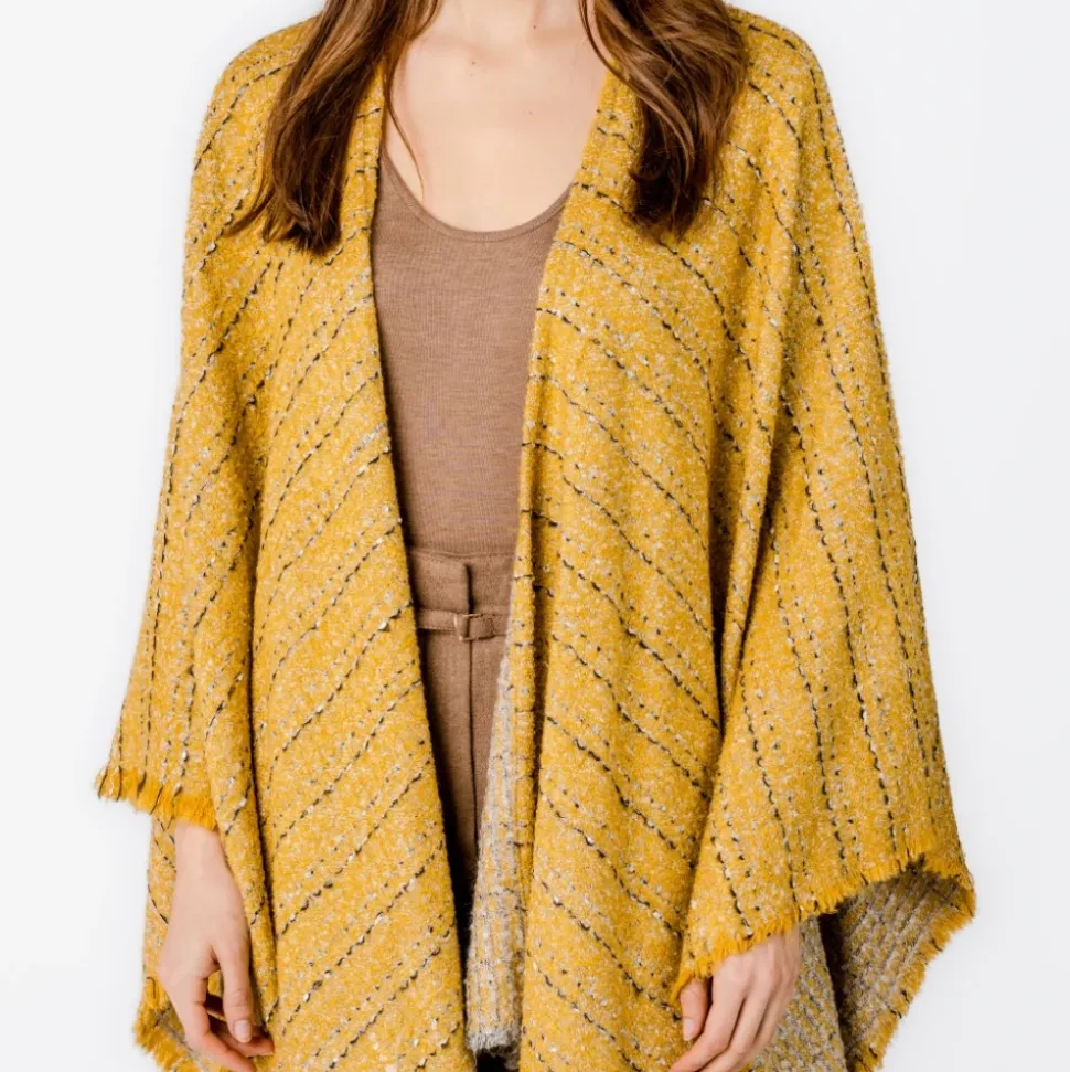 Poncho à rayures Alice