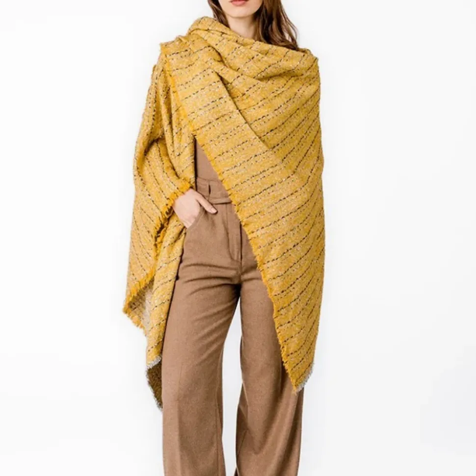 Poncho à rayures Alice