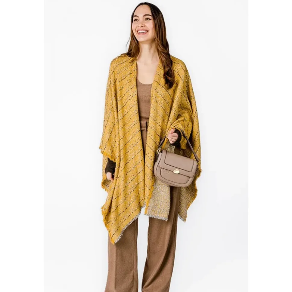 Poncho à rayures Alice