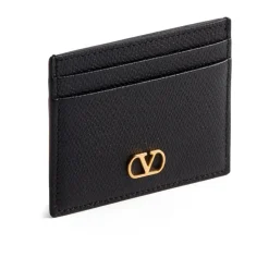 Porte-cartes à fermeture éclair Vlogo noir