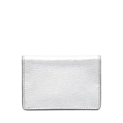 Portefeuille avec Finition Métallique et Détails en Appliqué