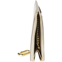 Portefeuille compact zippé