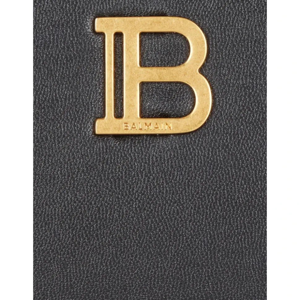 Porte-monnaie zippé en cuir B-Buzz