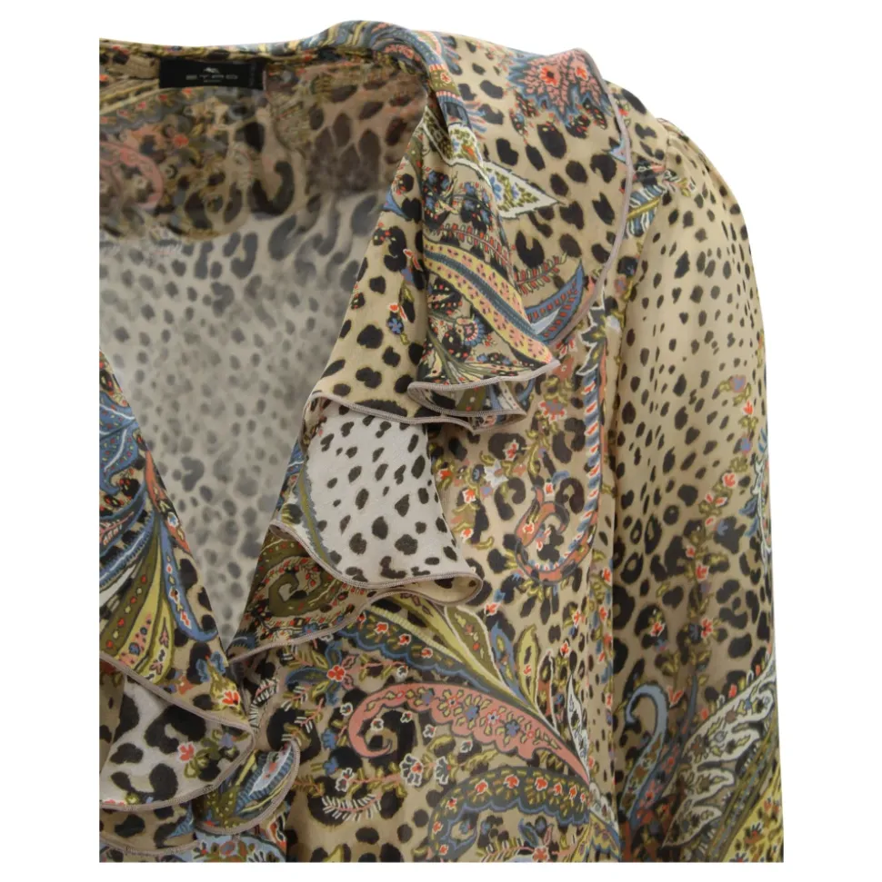Printed Silk Blouse