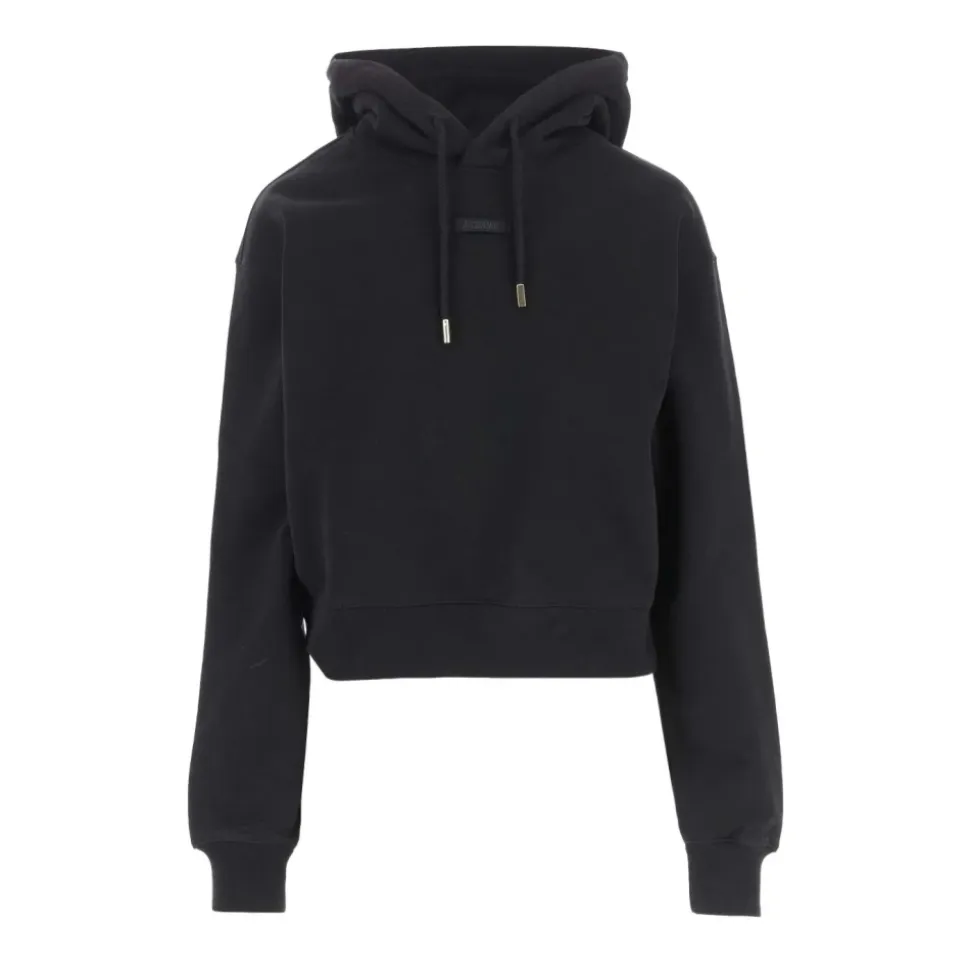 Pull à Capuche avec Cordon Noir