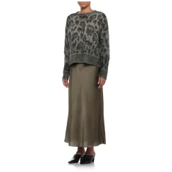 Pull col rond en jersey